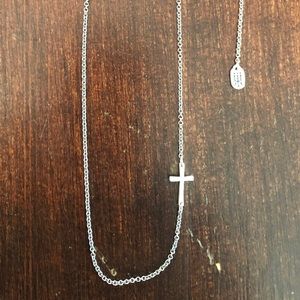 James Avery SS Horizon Cross Necklace